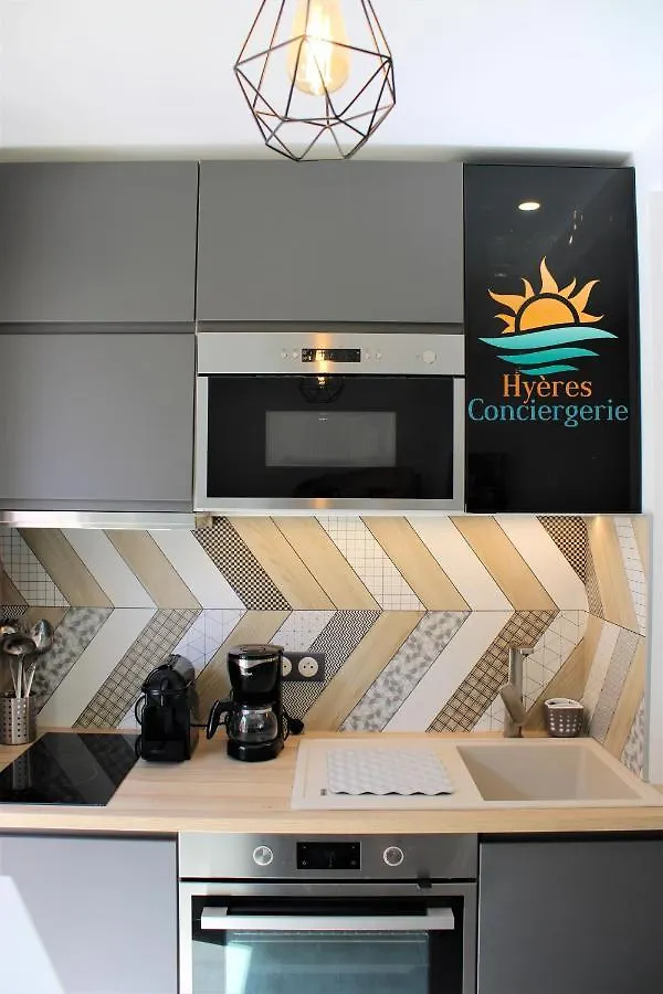 Hyeres-Plage -T2 Neuf Rdj Clim Wifi - La Capte By Hc Apartment Hyeres